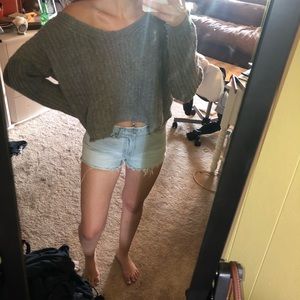 RARE!!! Cropped knit sweater from Brandy Melville